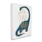 Stupell Industries You're Dino-Mite Phrase Blue Long Neck Dinosaur Canvas Wall Art